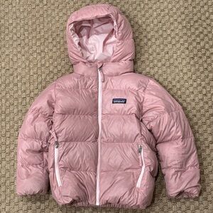 Patagonia 5T Planet Pink Toddler Hi-loft Down Hoody